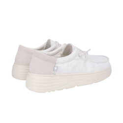 Pitas Lotto Blanco — damskie buty platformowe