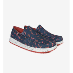 Pitas Bones Azul/Coral — damskie mokasyny