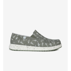 Pitas Bones Kaki/Blanco — damskie mokasyny