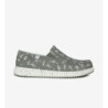 Pitas Bones Kaki/Blanco — damskie mokasyny