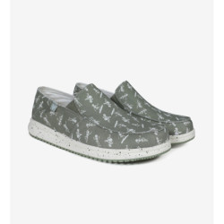 Pitas Bones Kaki/Blanco — damskie mokasyny