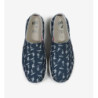 Pitas Bones Marino/Blanco — damskie mokasyny