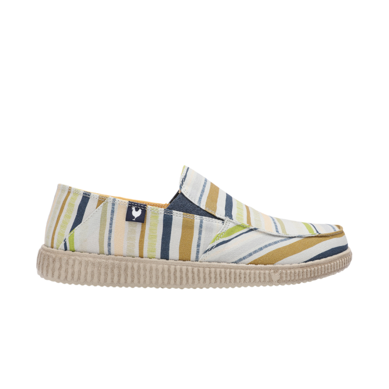 Pitas WP150 Stripe Verde — męskie wallabi